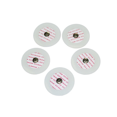 Chest Round Wet Gel White Medical Monitoring Electrode