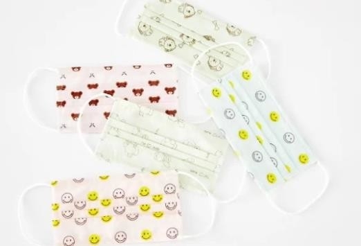 Anti Bacterial Non Woven Disposable Kids Respirator Mask