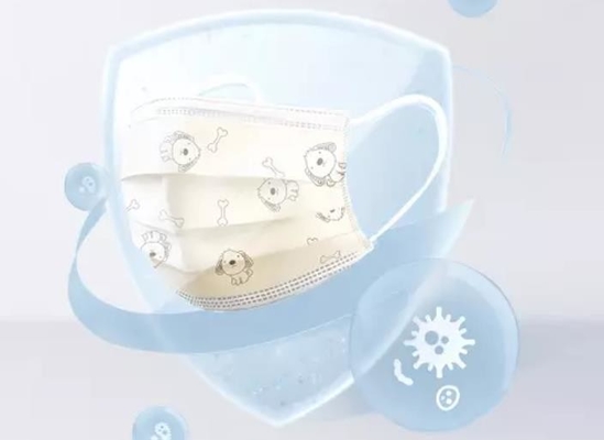 Non Woven Melt Blown Children'S Disposable Face Mask