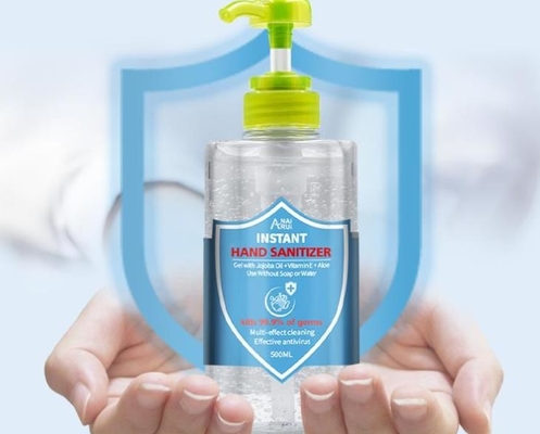 Transparent Antibacterial 60ml Alcohol Gel Hand Sanitizer