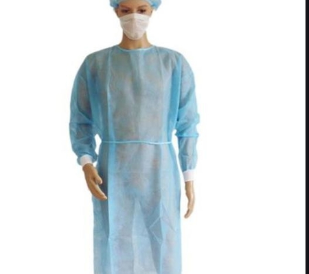 Anti Virus Hooded Protective Disposable Medical Gowns
