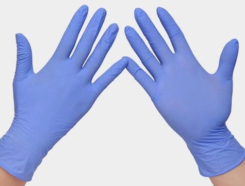Nitrile Non Toxic Breathable Disposable Medical Gloves