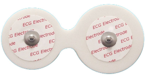 PE Foam Double Round Radiolucent Ecg Chest Electrode
