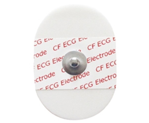 Oval Solid Gel  Adult Conductive ECG Chest Electrode